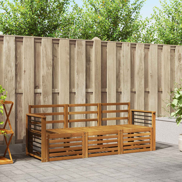 Seturi de canapele 3 pcs Lemn Solid de Acacia - WALTI WALTI