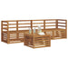Seturi de canapele 5 pcs natural Lemn Solid de Acacia - WALTI WALTI
