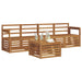 Seturi de canapele 5 pcs natural Lemn Solid de Acacia - WALTI WALTI