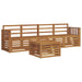 Seturi de canapele 5 pcs natural Lemn Solid de Acacia - WALTI WALTI