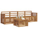 Seturi de canapele 5 pcs natural Lemn Solid de Acacia - WALTI WALTI
