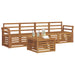 Seturi de canapele natural Lemn Solid de Acacia - WALTI WALTI
