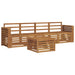 Seturi de canapele 5 pcs natural Lemn Solid de Acacia - WALTI WALTI