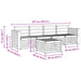 Seturi de canapele 5 pcs natural Lemn Solid de Acacia - WALTI WALTI