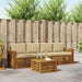 Set de canapele de exterior cu pernă 5 pcs Natural și Bej - WALTI WALTI