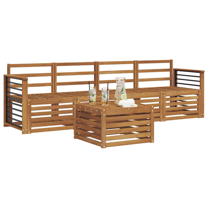Seturi de canapele natural Lemn Solid de Acacia - WALTI WALTI