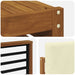 Set de canapele de exterior cu pernă 5 pcs Natural și Crem - WALTI WALTI