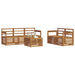 Seturi de canapele 6 pcs natural Lemn Solid de Acacia - WALTI WALTI