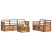 Seturi de canapele 6 pcs natural Lemn Solid de Acacia - WALTI WALTI