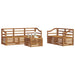 Seturi de canapele 6 pcs natural Lemn Solid de Acacia - WALTI WALTI