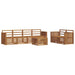 Set de canapele de exterior 7 pcs natural Lemn Solid de Acacia - WALTI WALTI