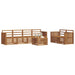 Set de canapele de exterior 7 pcs natural Lemn Solid de Acacia - WALTI WALTI