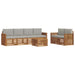 Set de canapele de exterior 7 pcs Gri natural și deschis - WALTI WALTI