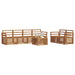 Set de canapele de exterior 7 pcs natural Lemn Solid de Acacia - WALTI WALTI