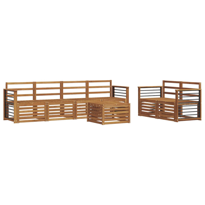 Seturi de canapele 7 pcs natural Lemn Solid de Acacia - WALTI WALTI