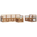 Seturi de canapele 7 pcs natural Lemn Solid de Acacia - WALTI WALTI