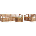 Set de canapele de exterior 7 pcs natural Lemn Solid de Acacia - WALTI WALTI