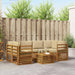 Set de canapele de exterior cu pernă 7 pcs Natural și Bej - WALTI WALTI