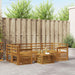 Set de canapele de exterior 7 pcs natural Lemn Solid de Acacia - WALTI WALTI