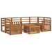 Set de canapele de exterior 7 pcs natural Lemn Solid de Acacia - WALTI WALTI