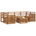 Set de canapele de exterior 7 pcs natural Lemn Solid de Acacia - WALTI WALTI