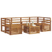 Set de canapele de exterior 7 pcs natural Lemn Solid de Acacia - WALTI WALTI