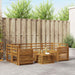 Set de canapele de exterior 7 pcs natural Lemn Solid de Acacia - WALTI WALTI