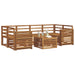 Set de canapele de exterior 7 pcs natural Lemn Solid de Acacia - WALTI WALTI