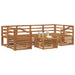 Set de canapele de exterior 7 pcs natural Lemn Solid de Acacia - WALTI WALTI