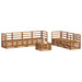 Seturi de canapele 8 pcs natural Lemn Solid de Acacia - WALTI WALTI