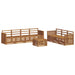 Seturi de canapele natural Lemn Solid de Acacia - WALTI WALTI