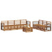Seturi de canapele 8 pcs natural Lemn Solid de Acacia - WALTI WALTI