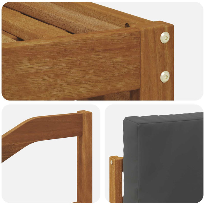 Seturi de canapele cu pernă 8 pcs Natural și Antracit - WALTI WALTI