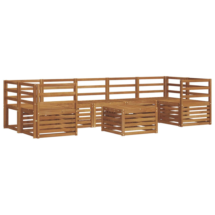 Seturi de canapele 8 pcs natural Lemn Solid de Acacia - WALTI WALTI