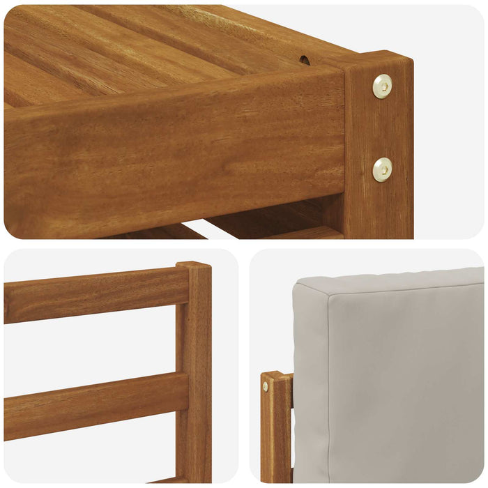 Seturi de canapele cu pernă 8 pcs Gri natural și deschis - WALTI WALTI