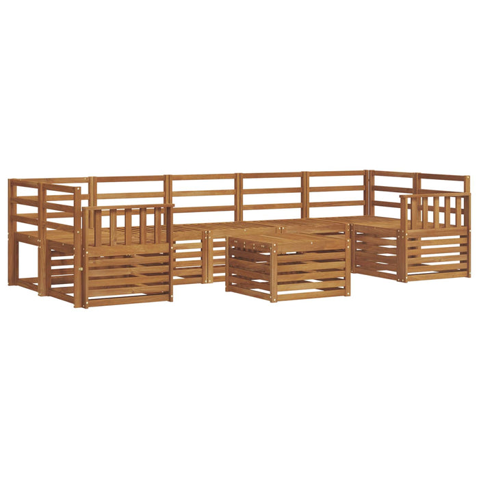 Seturi de canapele 8 pcs natural Lemn Solid de Acacia - WALTI WALTI