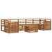 Seturi de canapele 8 pcs natural Lemn Solid de Acacia - WALTI WALTI