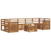 Seturi de canapele 8 pcs natural Lemn Solid de Acacia - WALTI WALTI