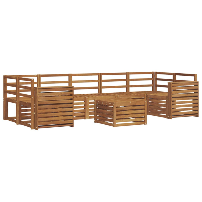 Seturi de canapele 8 pcs natural Lemn Solid de Acacia - WALTI WALTI
