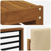 Seturi de canapele 8 pcs Natural și Bej Lemn Solid de Acacia - WALTI WALTI