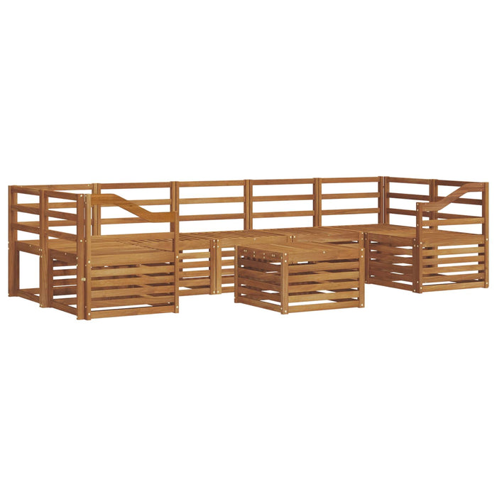 Seturi de canapele 8 pcs natural Lemn Solid de Acacia - WALTI WALTI