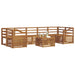 Seturi de canapele 8 pcs natural Lemn Solid de Acacia - WALTI WALTI