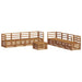 Seturi de canapele 9 pcs natural Lemn Solid de Acacia - WALTI WALTI
