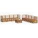 Seturi de canapele 9 pcs natural Lemn Solid de Acacia - WALTI WALTI