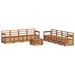 Seturi de canapele 9 pcs natural Lemn Solid de Acacia - WALTI WALTI