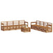 Seturi de canapele 9 pcs natural Lemn Solid de Acacia - WALTI WALTI