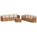 Seturi de canapele 9 pcs natural Lemn Solid de Acacia - WALTI WALTI