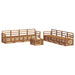 Seturi de canapele 9 pcs natural Lemn Solid de Acacia - WALTI WALTI