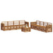 Seturi de canapele 9 pcs natural Lemn Solid de Acacia - WALTI WALTI