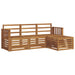 Seturi de canapele 4 pcs natural Lemn Solid de Acacia - WALTI WALTI